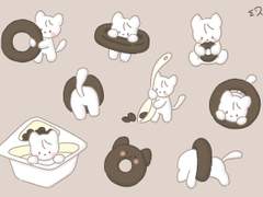 비요뜨랑 차니 굿노트 스티커