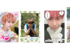 투명 포토카드 프레임 도안 공유