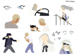 순흑의 악몽 스티커