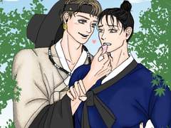 우경민호 추석 팬아트