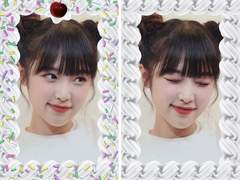 🎂투명포카 도안 배포🎂데코덴 생크림