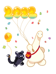 공뇽의 컬러링 도안 (2022)