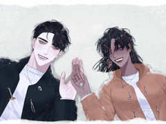 눈속에서 고정틀 커미션