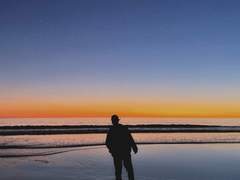 얼어버린 노을上