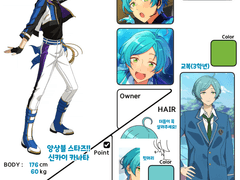 앙스타 커미션 자료