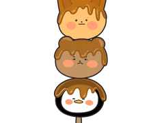 뉴스즈(성준,경준,태훈) 당고 키링 도안