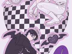 (종료) 데못죽 막내즈 + 청려 스티커 도안