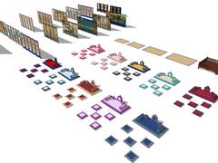 사극 소품 모음 4 - 병풍 보료