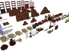 사극 소품 모음 1 - 사랑방 장식장