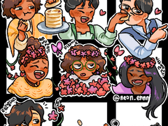 트친의 최애캐를 그려보자