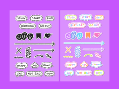 [굿노트] 2022 다이어리 스티커