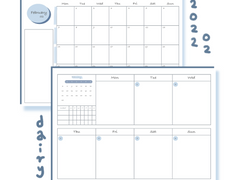 [굿노트 2월 먼슬리/위클리] 심플리