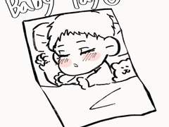 일레이한테 태이 애기때 사진 주면