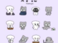 민규 원우 댕냥 스티커 도안