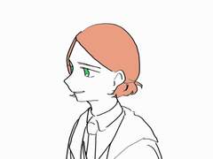 릴리의 머리를 잘라보았다