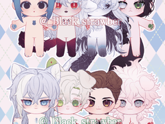 인형 도안 커미션