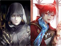 상하준 파판14 엔피시 엽서도안 배포