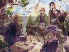 은자조 엽서북 합작그림 유료판매