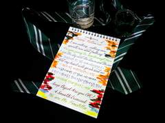 [캘리그라피] 포레스텔라 전력 60분 할로윈 컨셉 캘리그라피