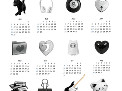 하현상 2022 연력 무료 도안 공유