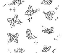 <굿노트 스티커> 나비 스티커 무료배포