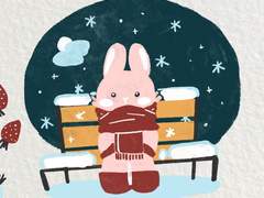 [굿노트] 뽀송이 털실이야기 스티커 3종