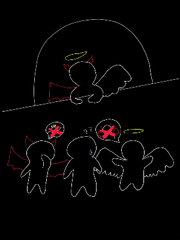 어느 날 악마와 천사가 찾아왔다.