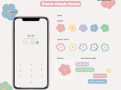 flower simple theme / 애플 ios ver.