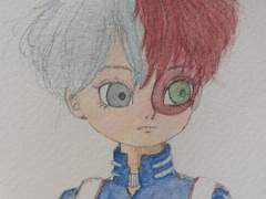 Drawing Practice - Todoroki Shoto