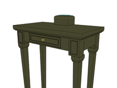 앤틱 협탁 스케치업 무료배포