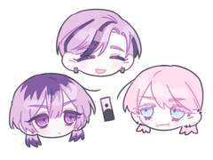 도리벤 란 린도 산즈 얼굴 키링 도안