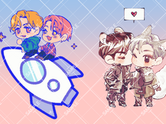 스냅스 키링 도안