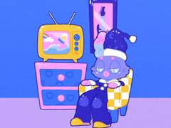 [해니마니] 일러스트 무료 배경 화면 공유 - 텔레비전