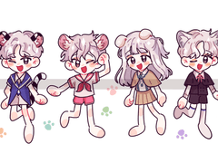 와글 SD커미션 샘플