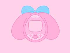 마이멜로디 다마고치 키링 도안