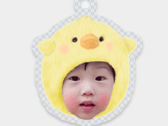 아기 병아리 지성 키링 도안 공유