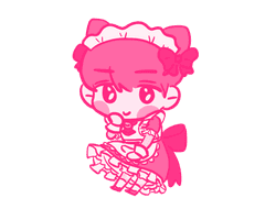 영훈 네코미미 메이드 키링