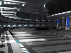 웹툰스케치업 SF우주정거장 & 우주선 내부 외부 배경 세트