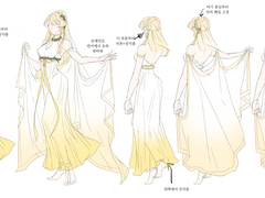 자캐 커뮤니티 사막풍 지인 캐릭터 의상 디자인