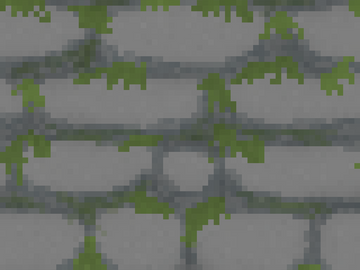 이끼낀 조약돌 벽 텍스쳐 ×64