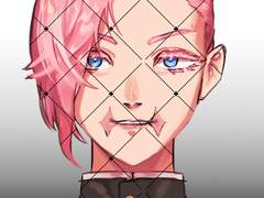 산즈 증명사진 도안