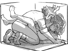 자캐들을 좁은 칸에 가둬보았다!