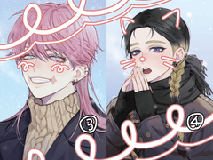 도리벤 포토카드 유료 도안 SET + 개별링크