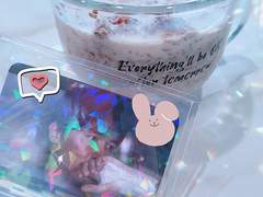 최애캐 대사로 시리얼컵 주문제작했음