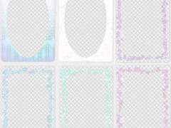 투명포카도안 공유 (반짝반짝)