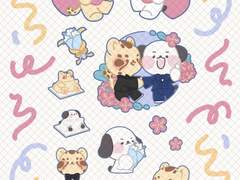 맠정 스티커 도안