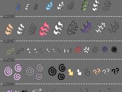 웹툰용 감정 표현 소재 41종 set