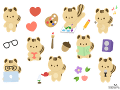 큐야 굿노트 스티커1