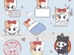 엔하이픈 정원 굿노트 스티커