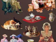 [굿노트 스티커] 티타임 명화 스티커